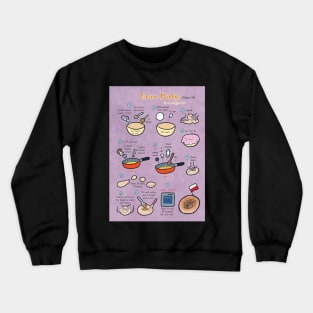 Recipe: Onion Bialys (Polish stuffed roll) Crewneck Sweatshirt